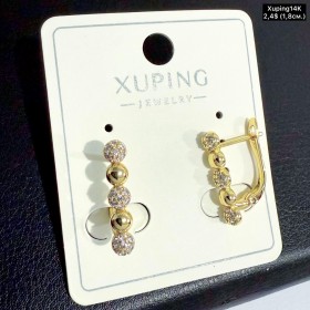 Сережки Xuping14К 10844 (1.8см)